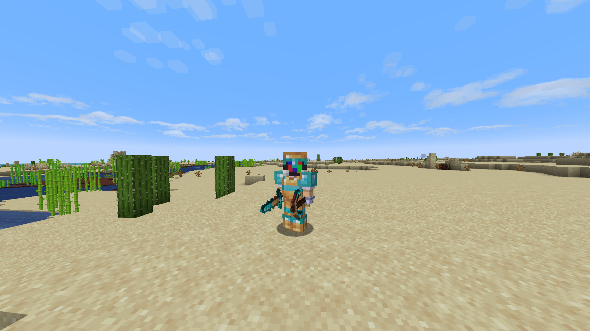 Thumbnail Diamond-Pyrite Armor, in the middle of Netherite and Diamond!