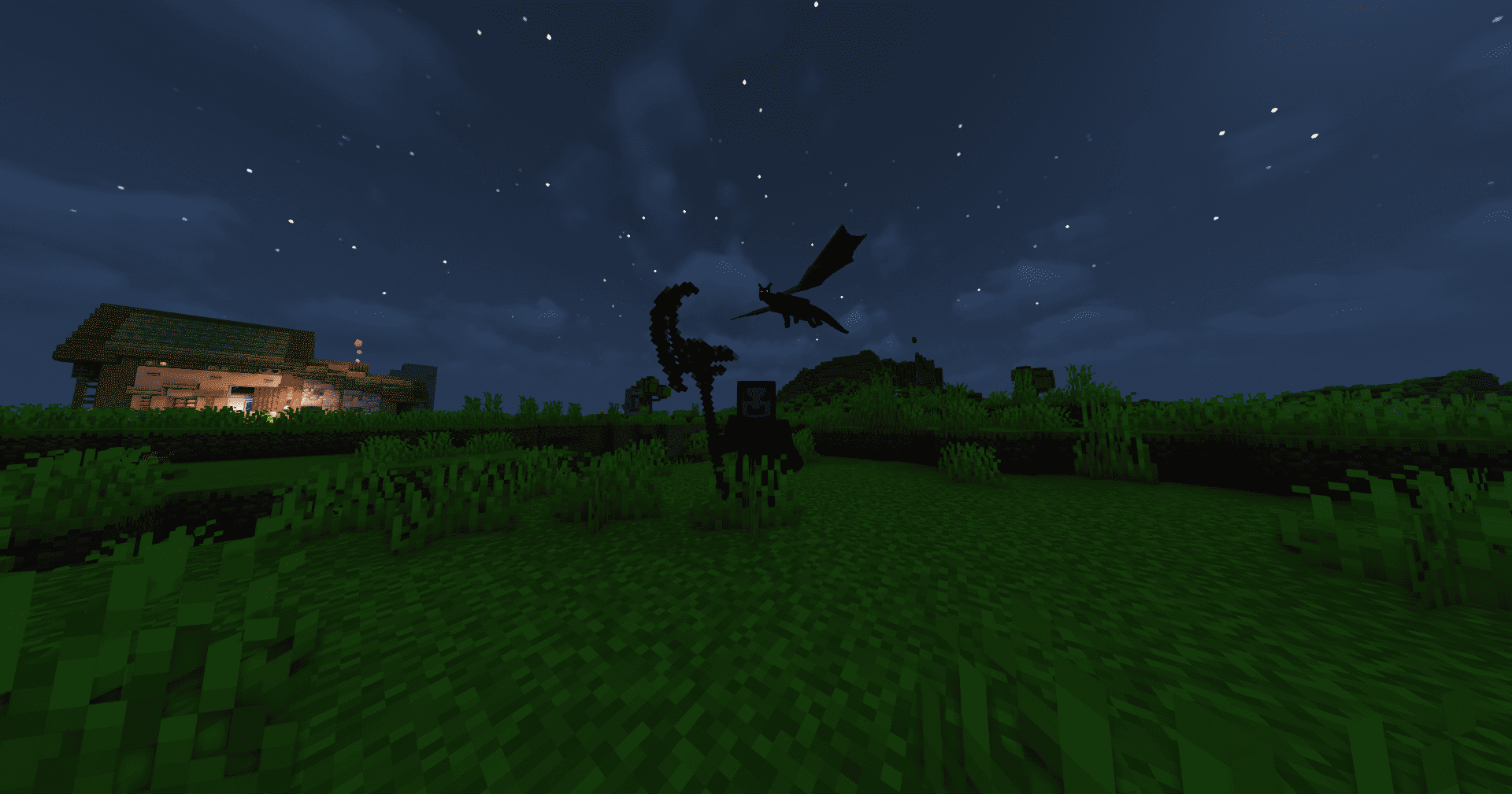 Thumbnail Ender Slayer Scythe from Reaper Herobrine (lets you control an ender dragon)