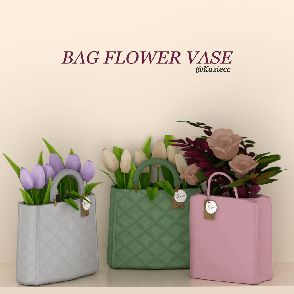 Kaziecc~BagFlowerVase
