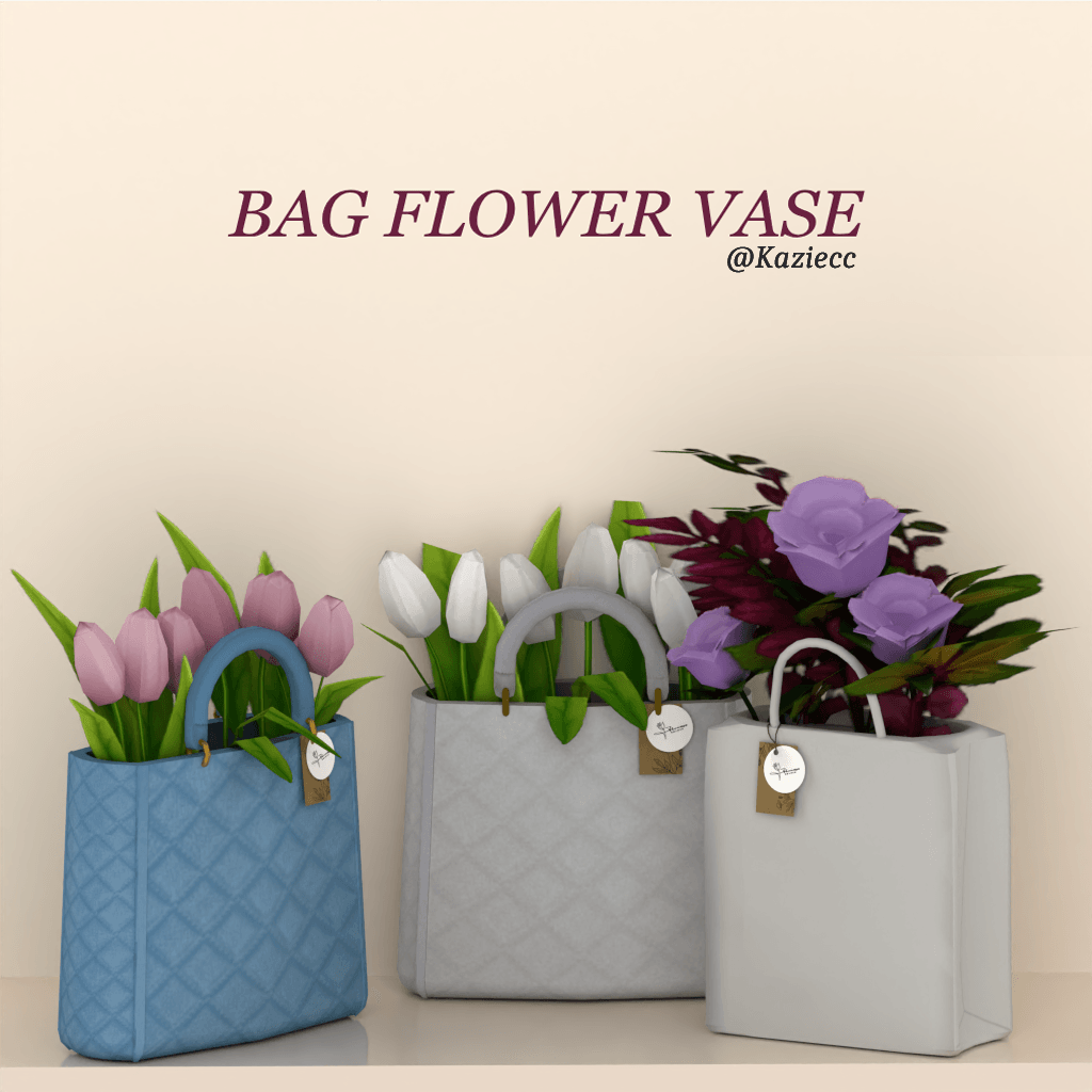 Kaziecc~BagFlowerVase