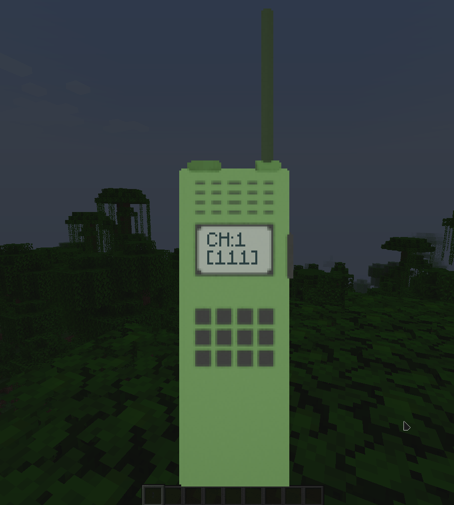 Radio GUI with channel and frequency