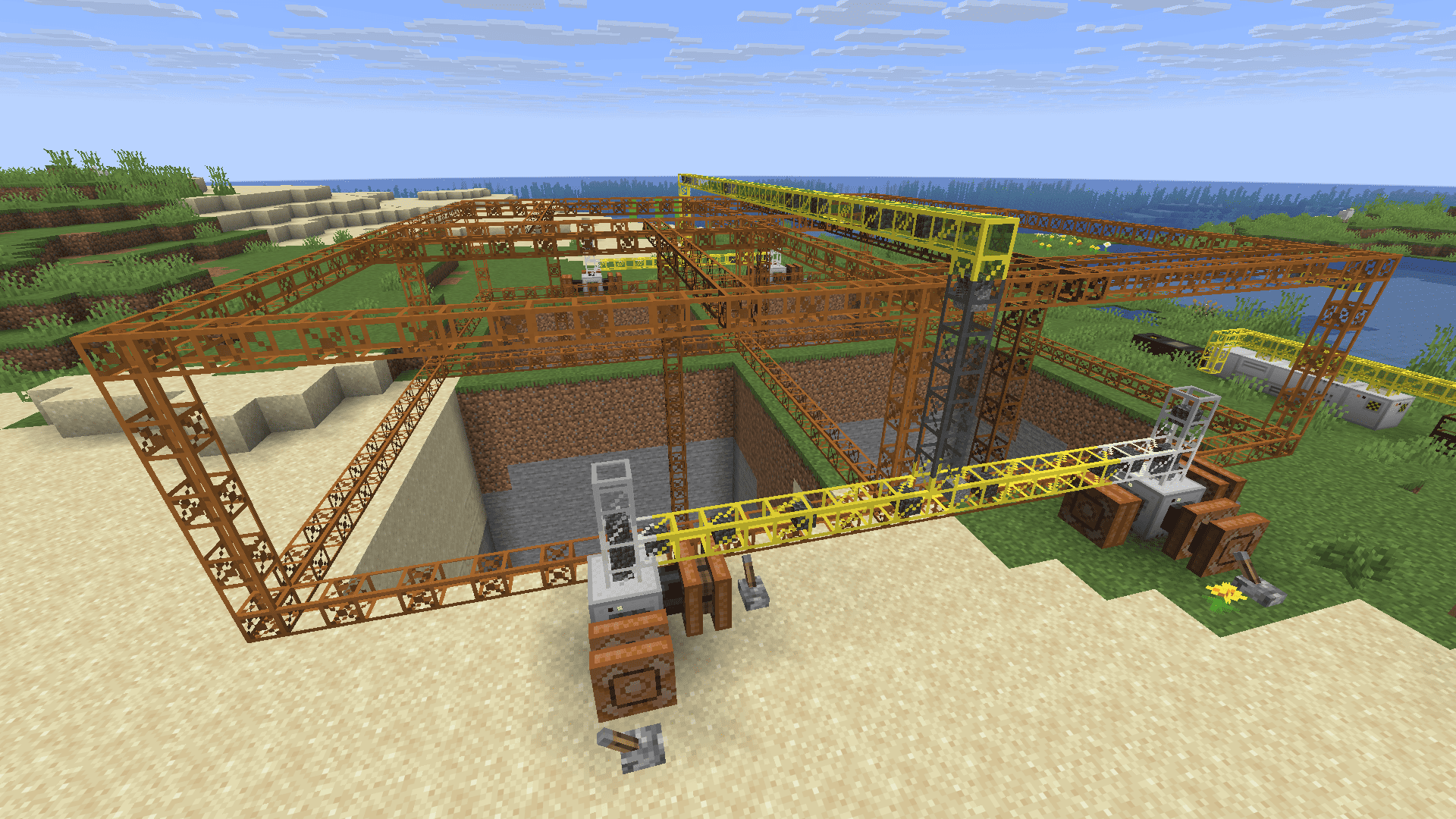 Mark an area, power it up, and let the quarry dig for you