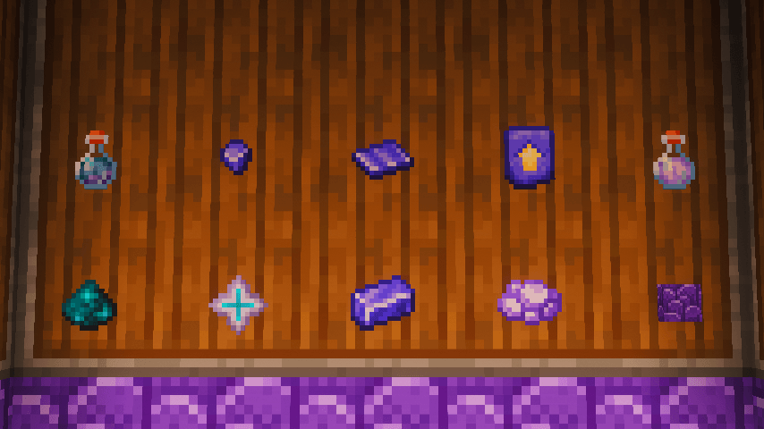 Everything except armor and tools
