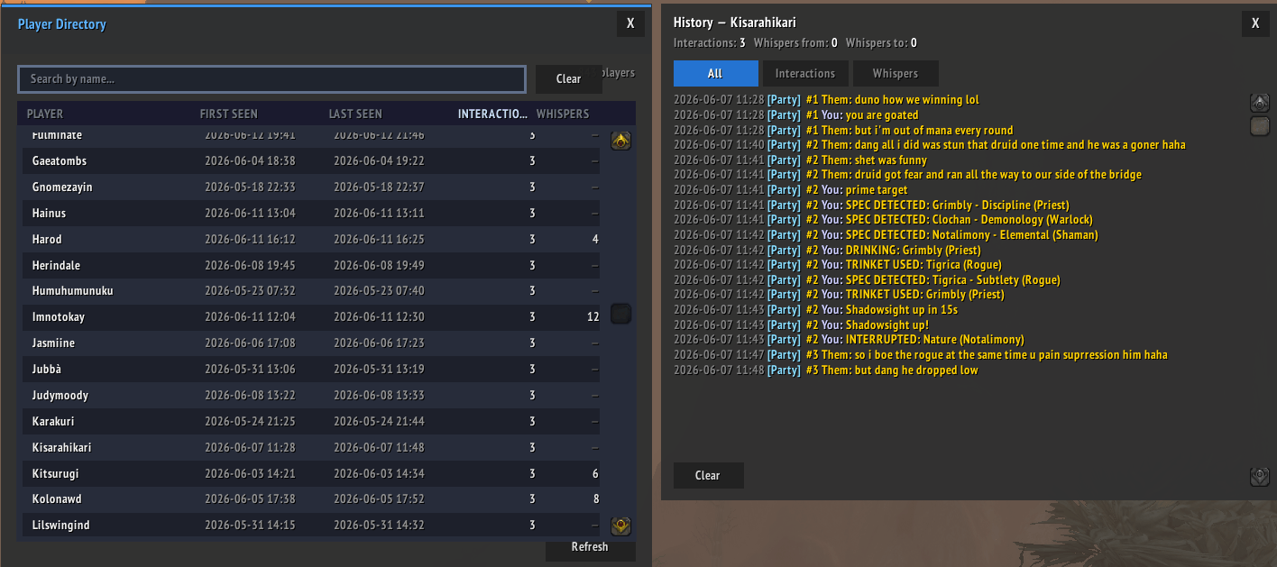 Bullshfter's TBC Chat Pro