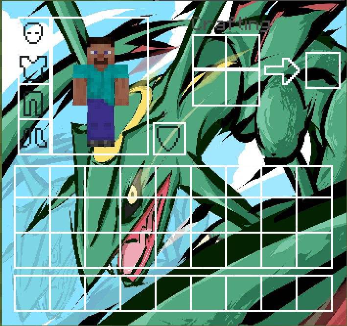 Pokemon Rayquaza UI Inventory