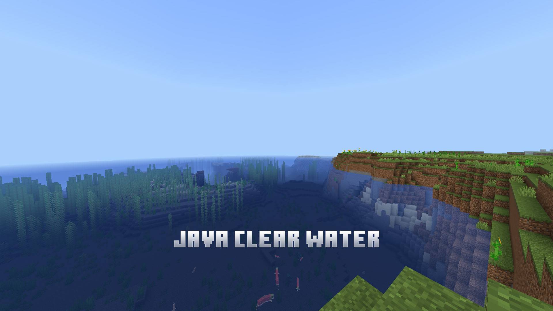 MCPE 1.26+ Java Edition Clear Water