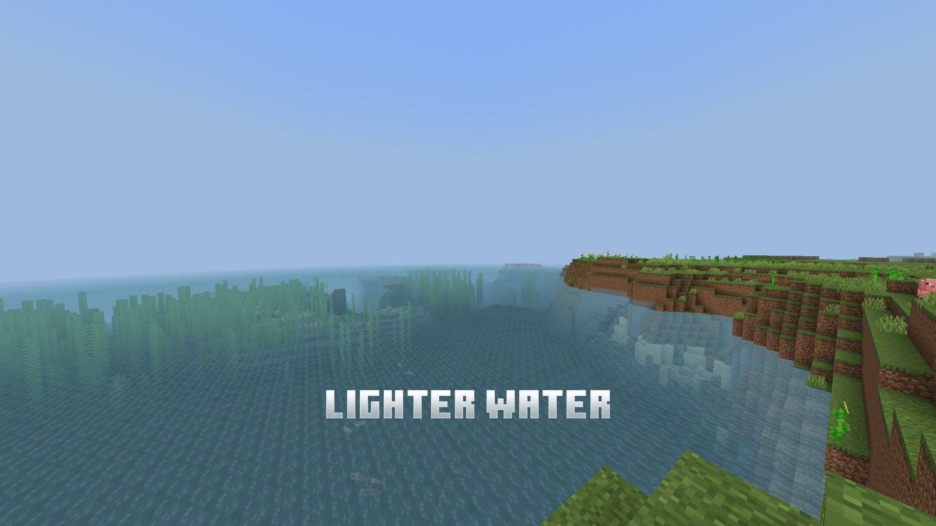 MCBE Clear Water 1.26+ (Lighter Water)