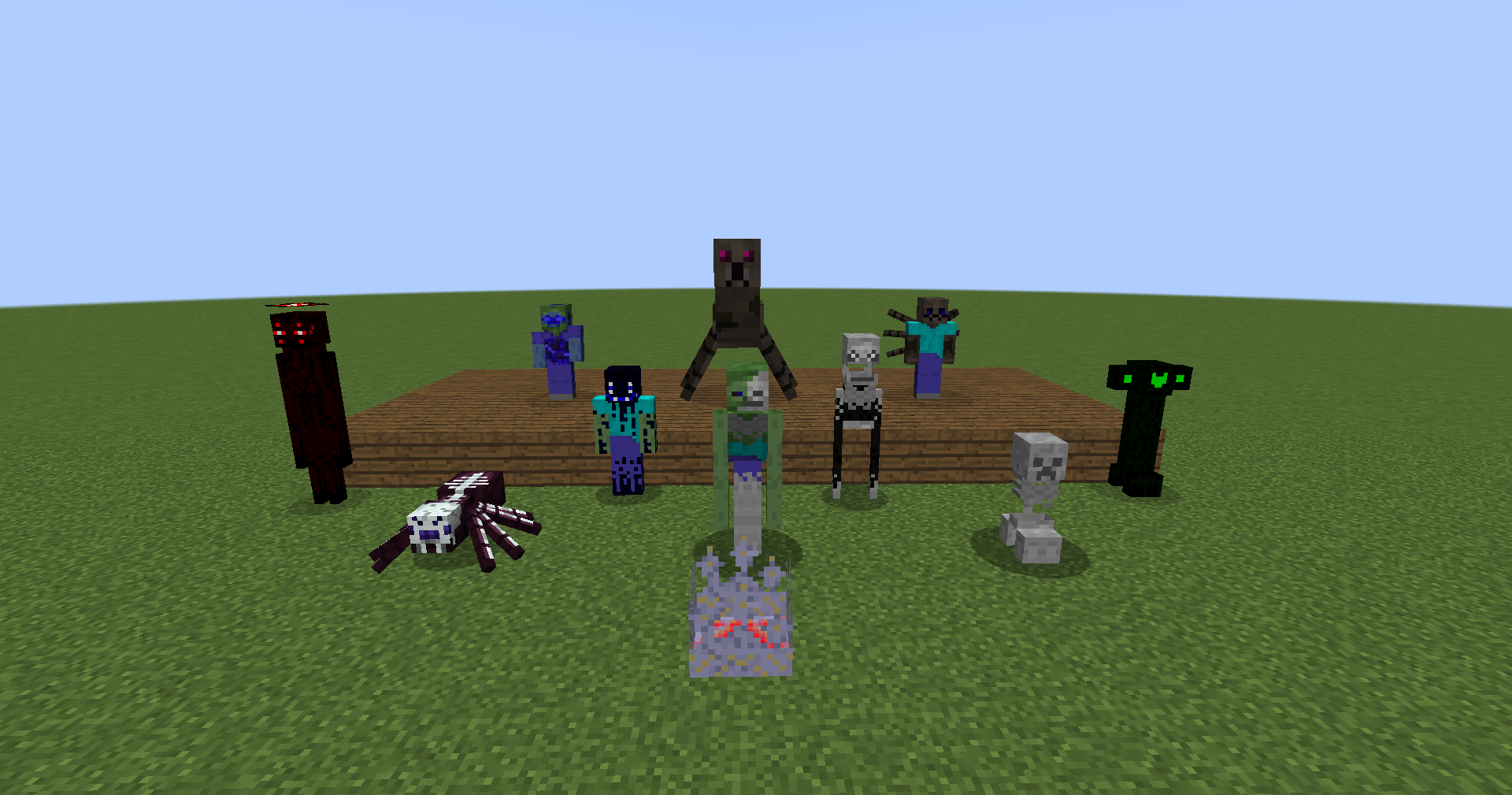 Screenshot of all mobs