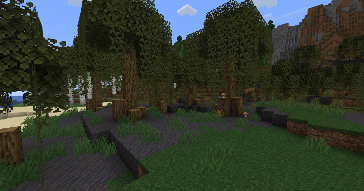 Swamp Oaks now feel swampier, even with mud around them!