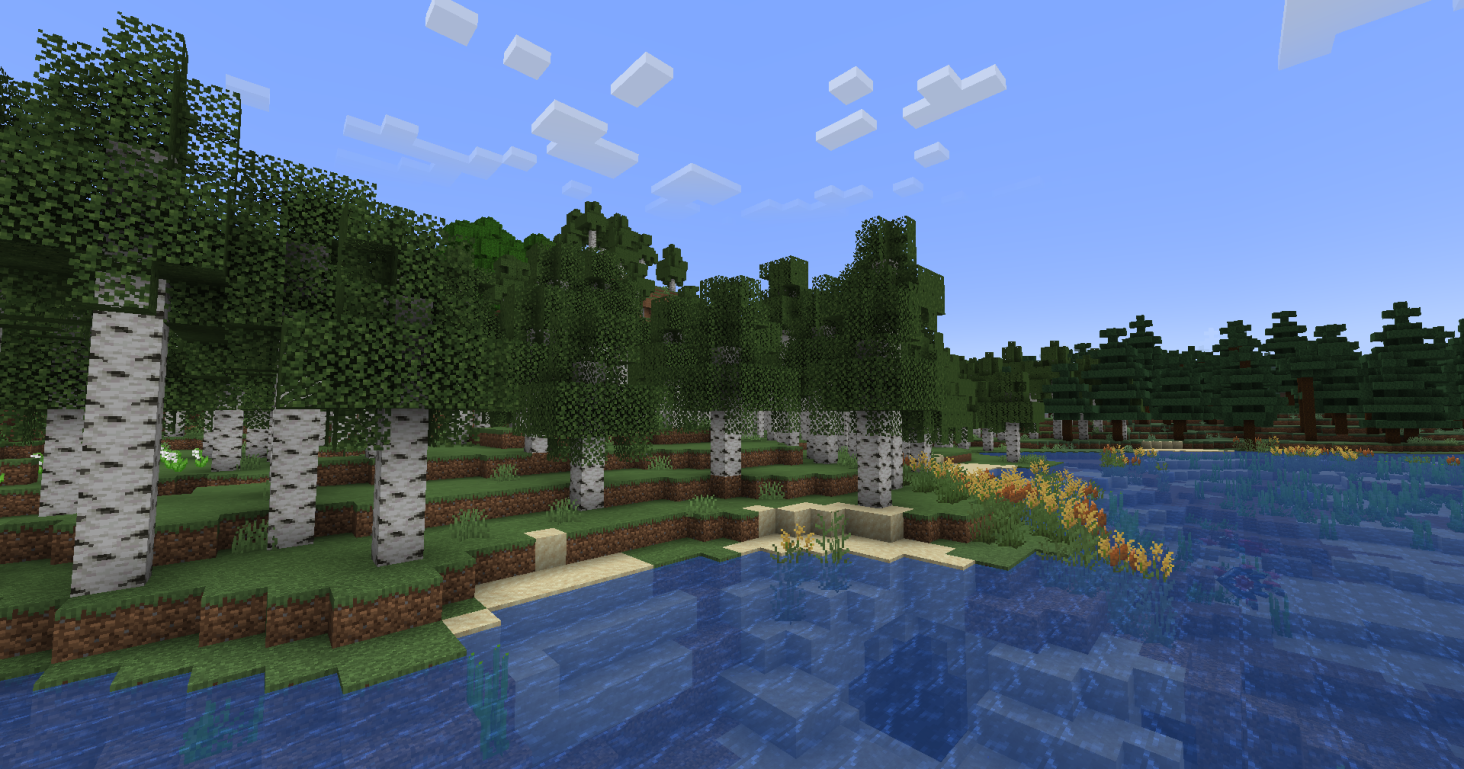 Birch are now taller and leaves fluffier :3