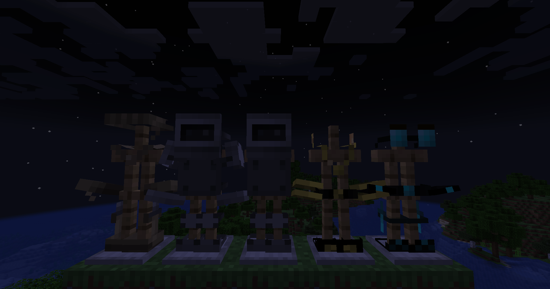 the new armor skin (the netherite one is not modified)