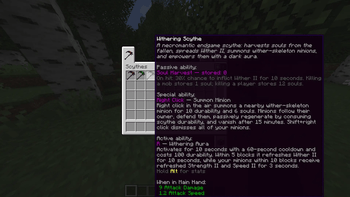 Withering scythe