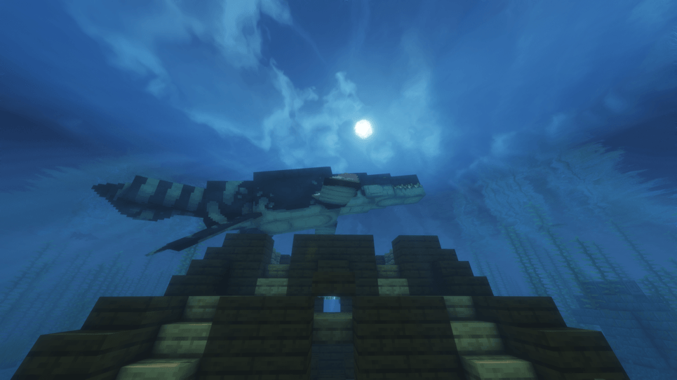 A Sachicasaurus Looms Over A Long Forgotten Treasure
