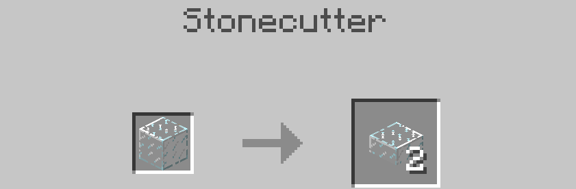 glass slab stonecutter recipe