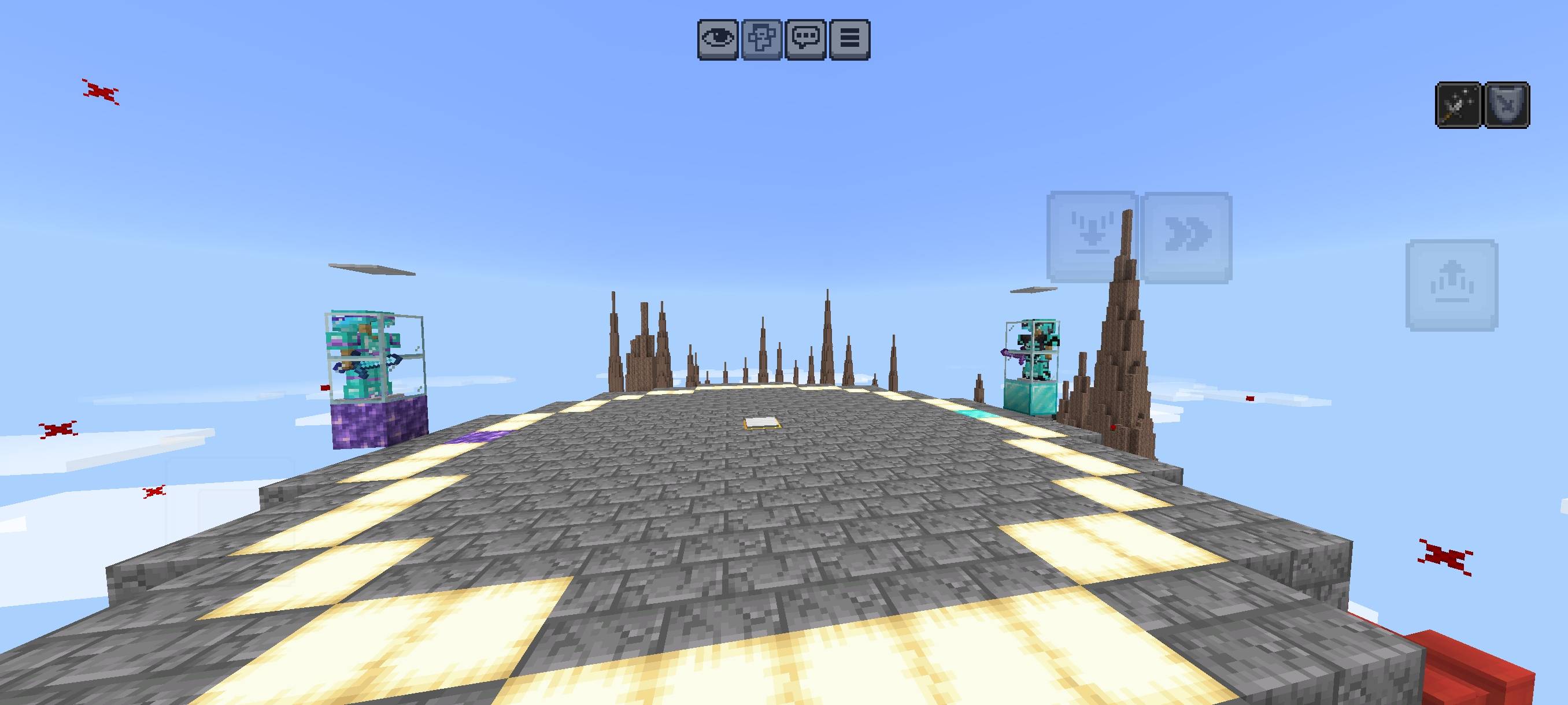 Spawn point platform with UHC and Moneysmp kit