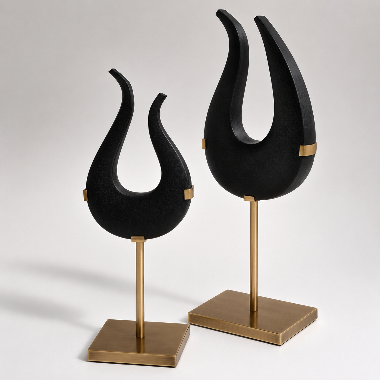 Decorative Twin Flame Sculpture [VZ]