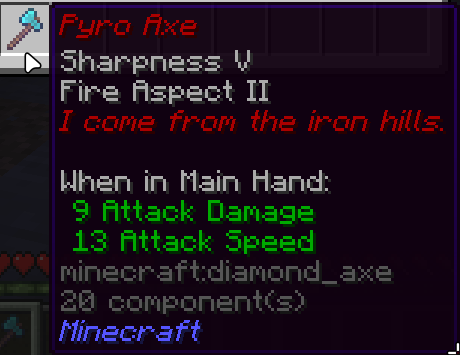 Legacy Pyro Axe from Cosmic Craft