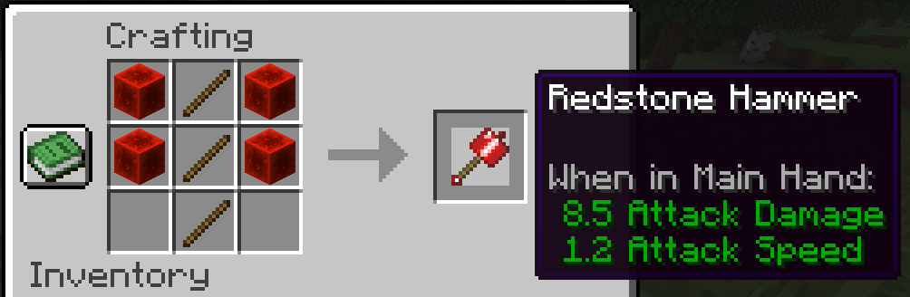 RedStoneHammerRecipe.png