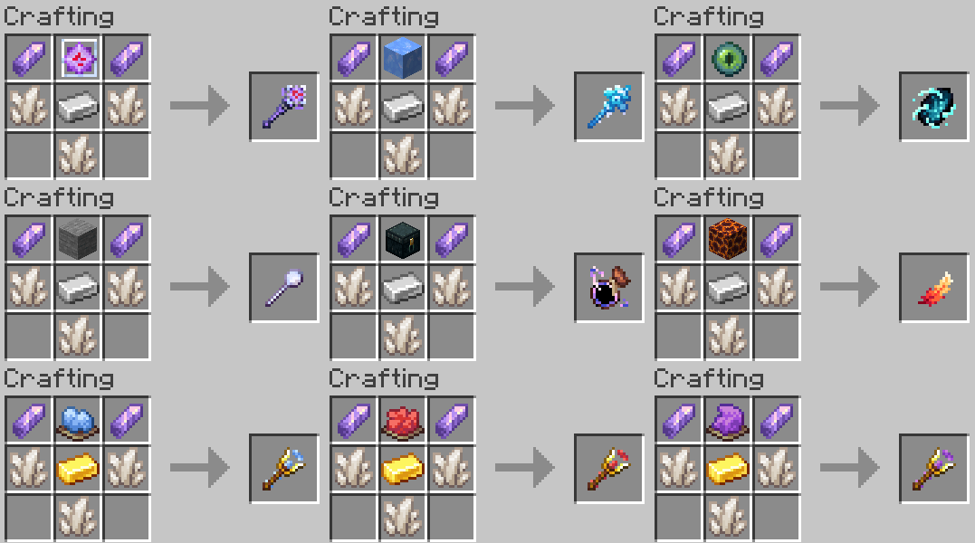 Thumbnail All Aspect Focus recipes in order of appearance as of v1.3.1