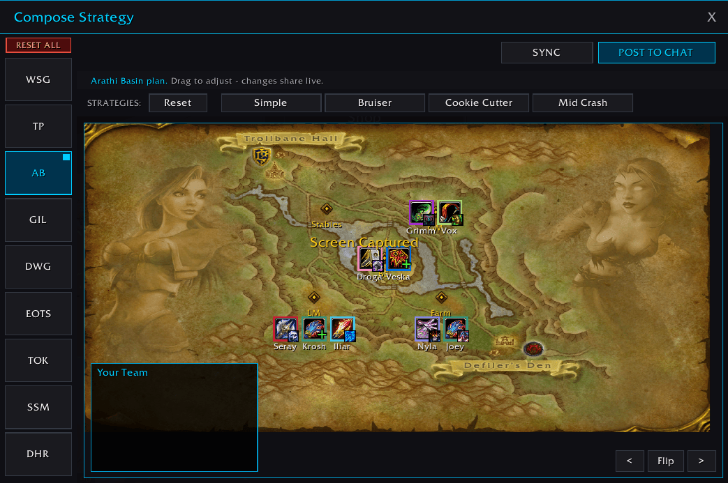 Main strategy viewer