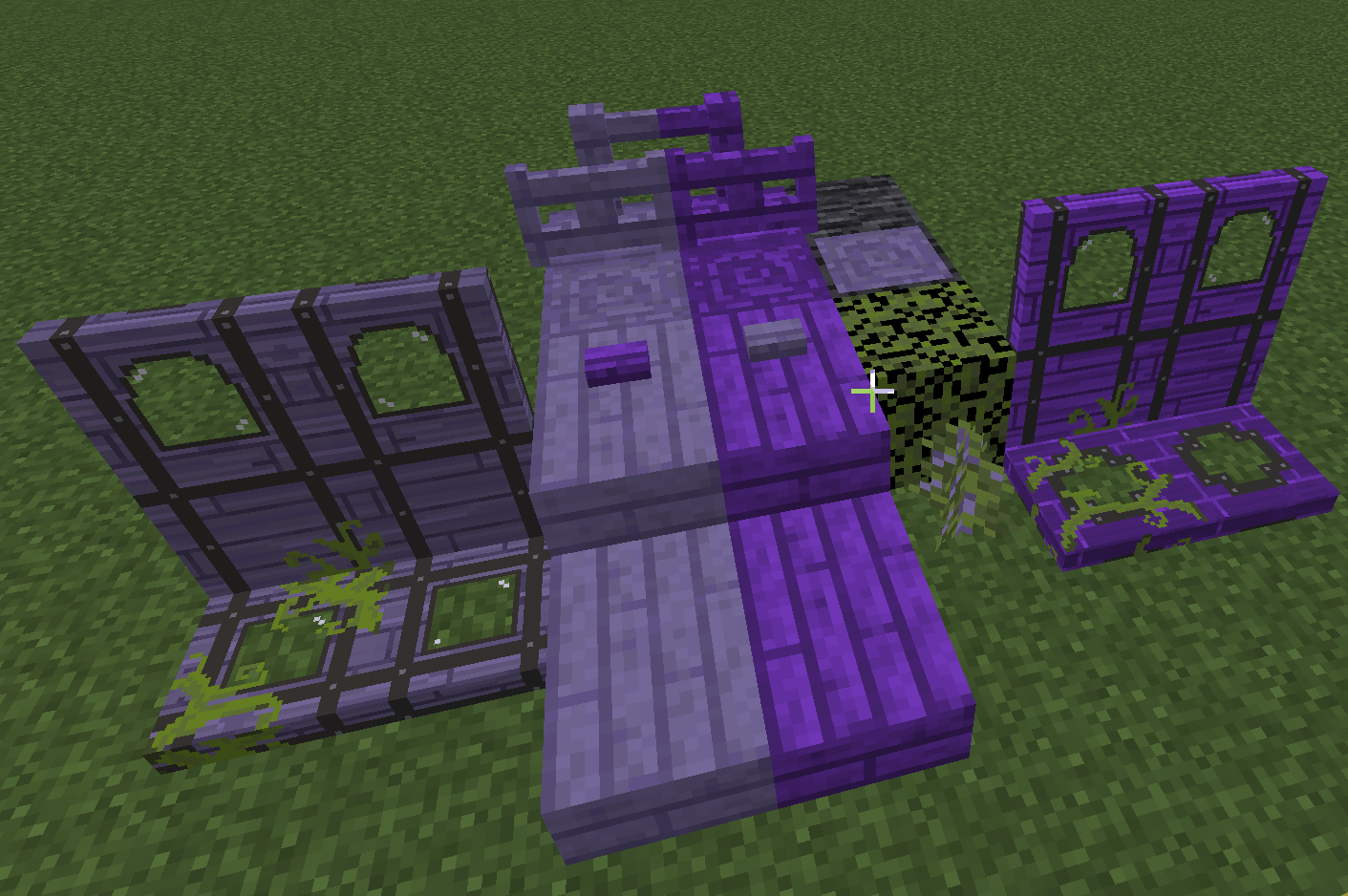 All of the blocks from the Purple Heart Tree.