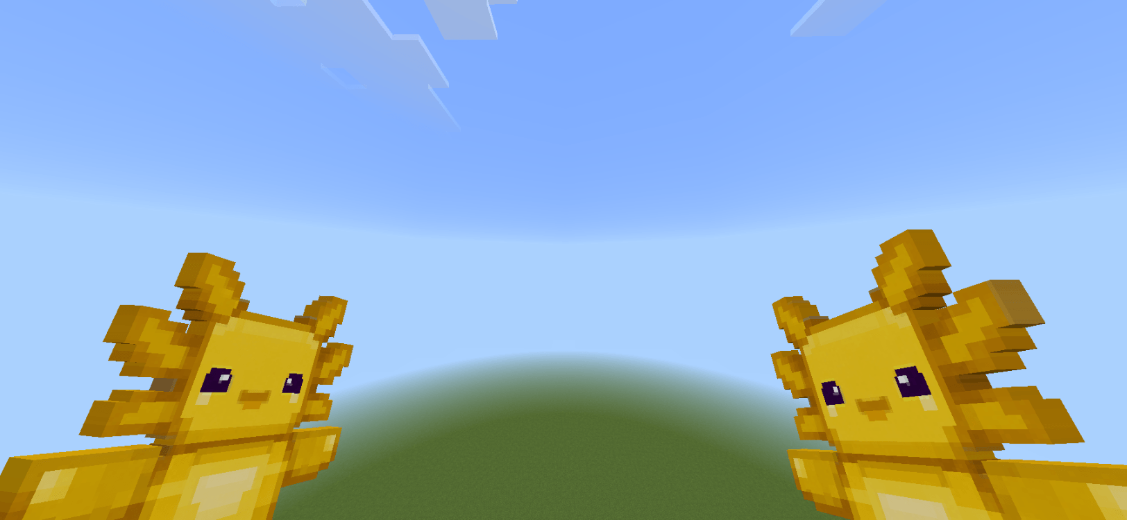 Cute Gold Axolotl Totem of Undying thumbnail 1