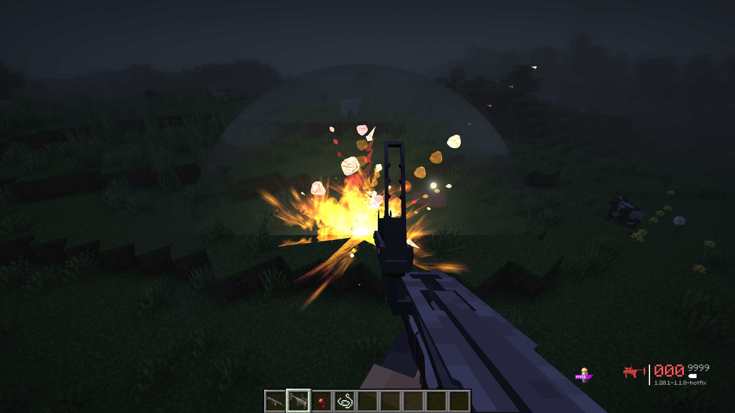 Thumbnail Big explosion effek that replaces `minecraft:explosion_emitter`.
Added in 2.0.0.
