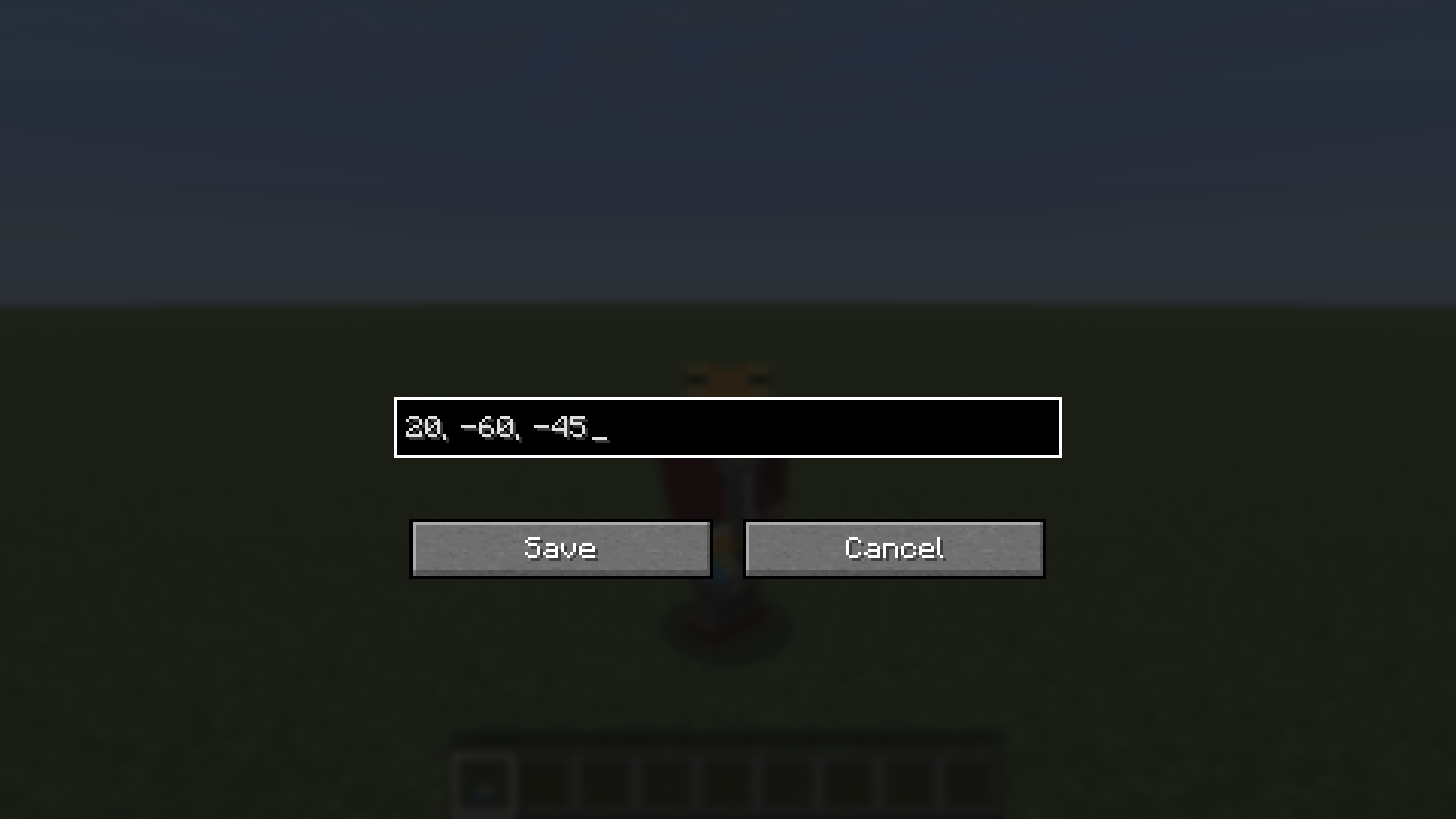 Waypoint save screen (modifier + right-click)