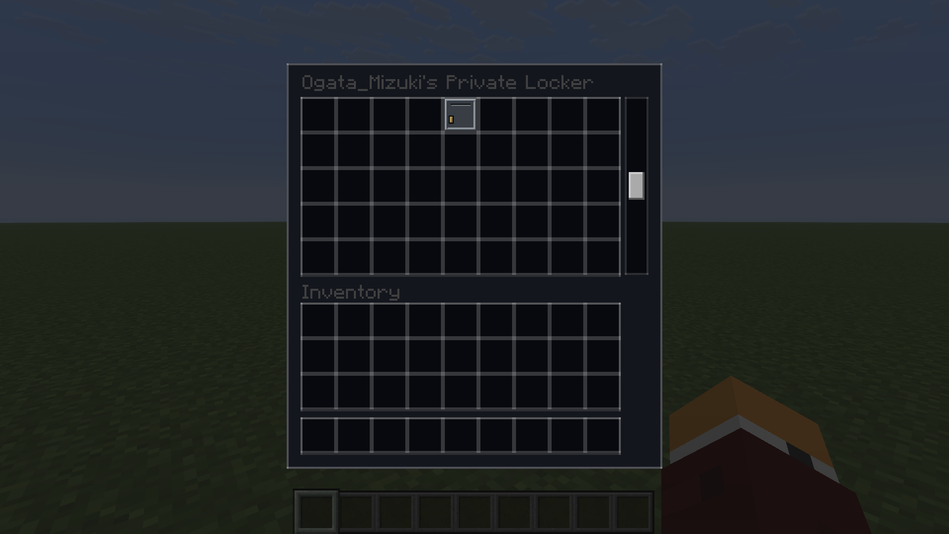 Open inventory (81 slots)