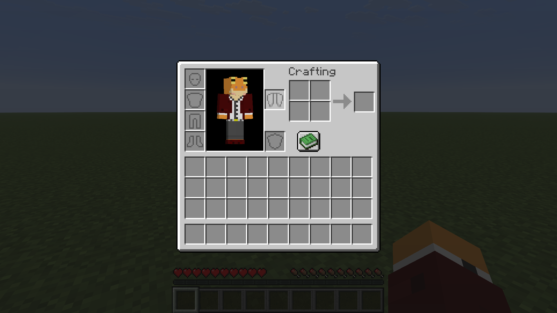 Inventory with elytra slot visible