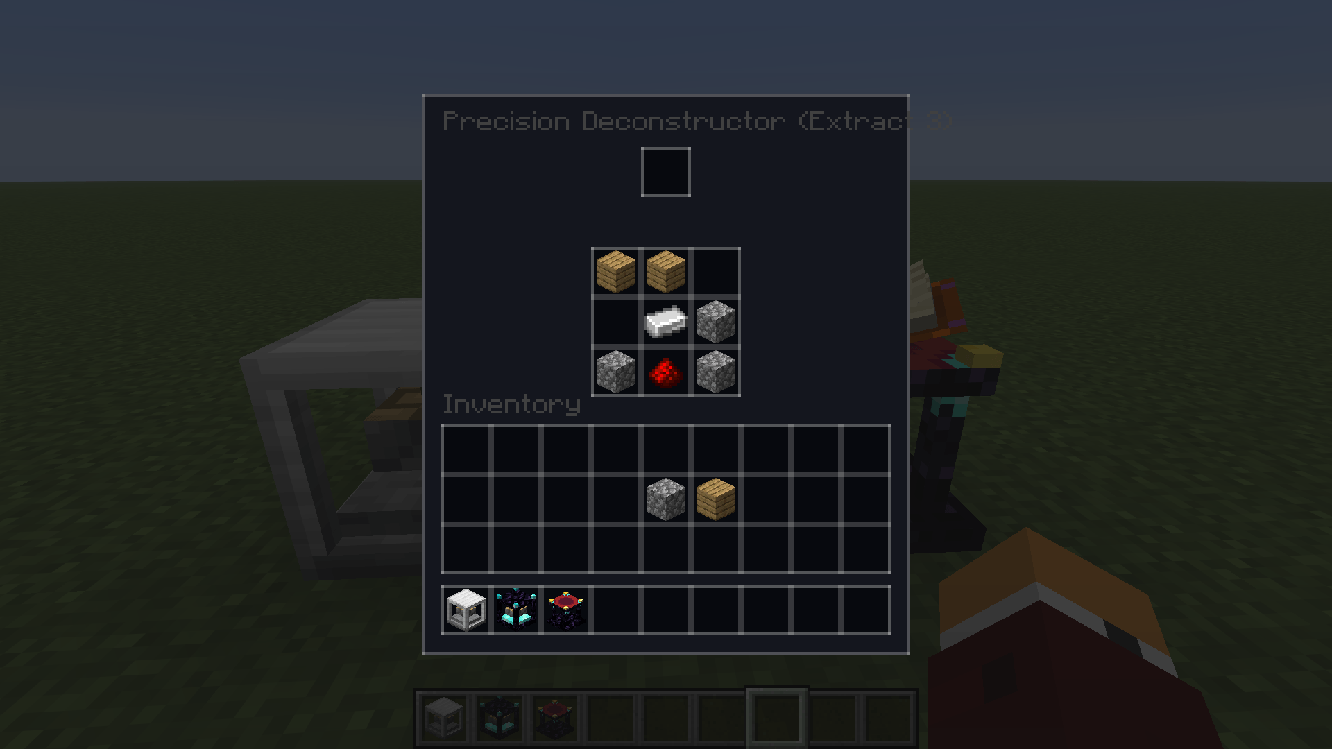 Precision Deconstructor selection UI