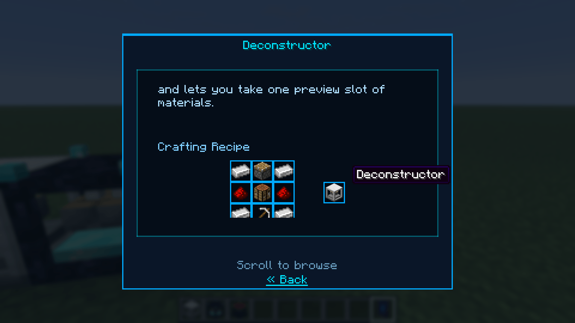 Guide Lib manual / Codex entry (with Guide Lib installed)