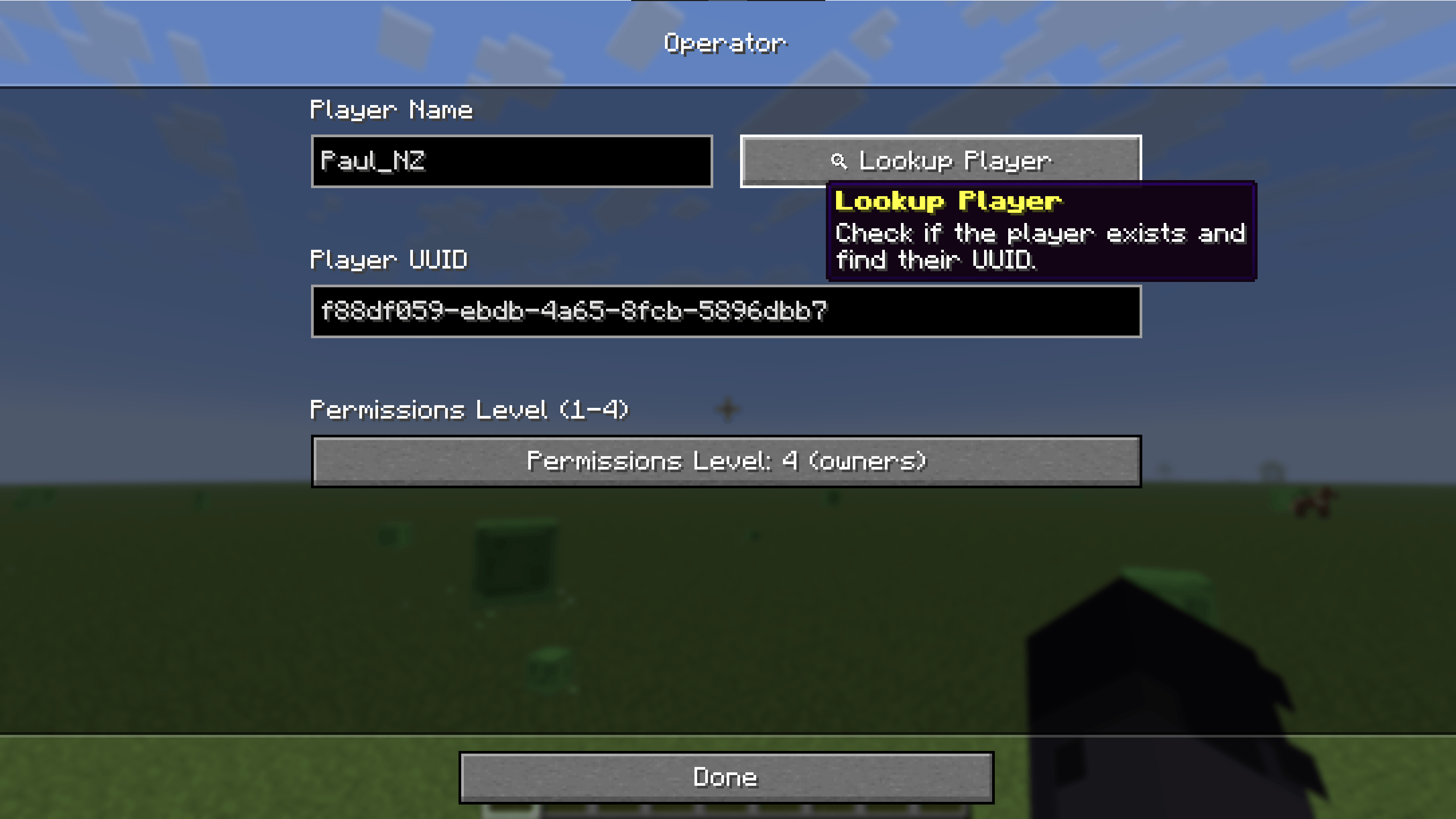 Thumbnail Manage whitelist players, banned players, banned IP addresses, and operators directly from the mod menu config.