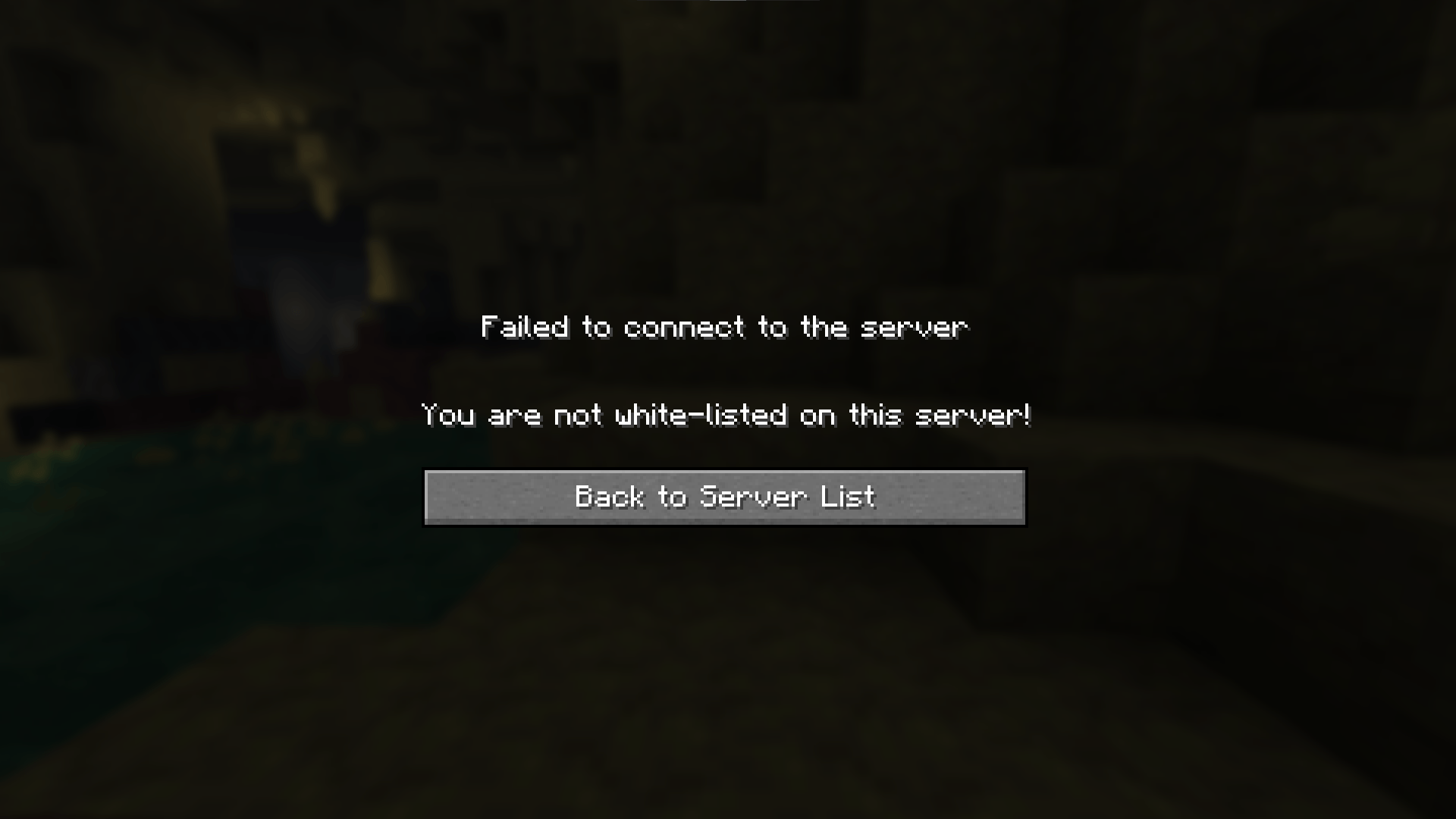Thumbnail Default whitelist validation when other players join.