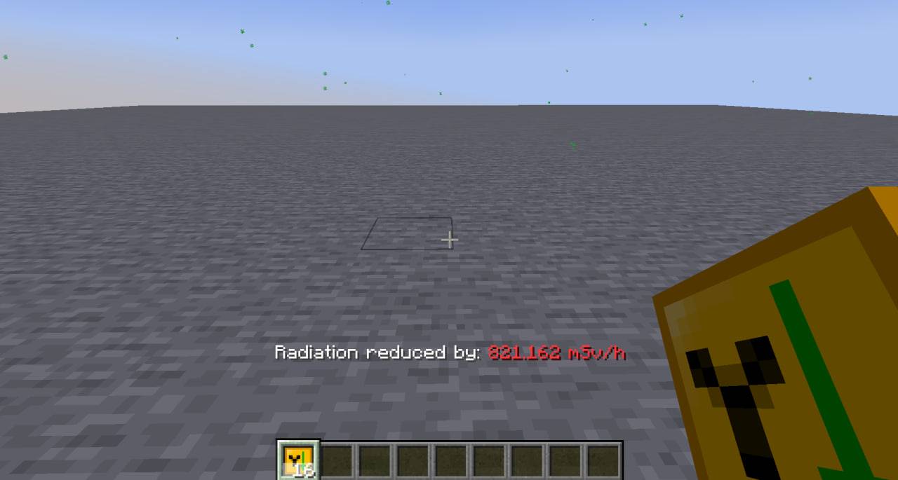 using radiation cleaner