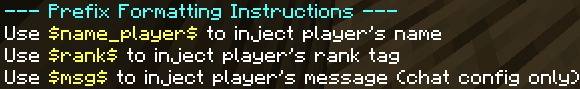 !config prefix chat
