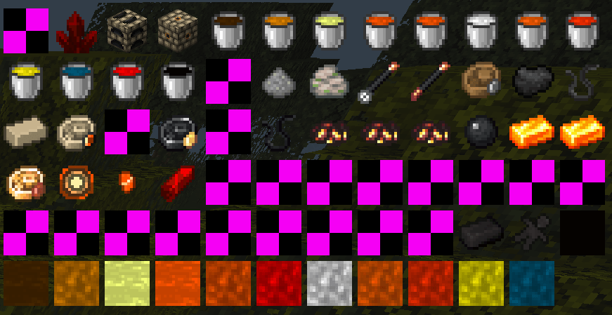 Not all the textures are finished, sorry