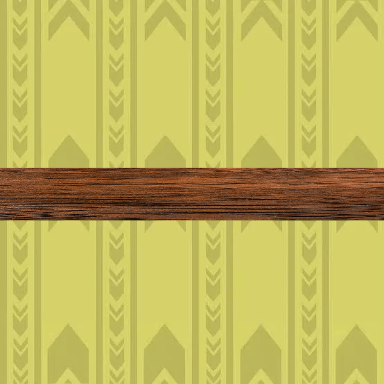 Backrooms Wall Tile With Wood Lining