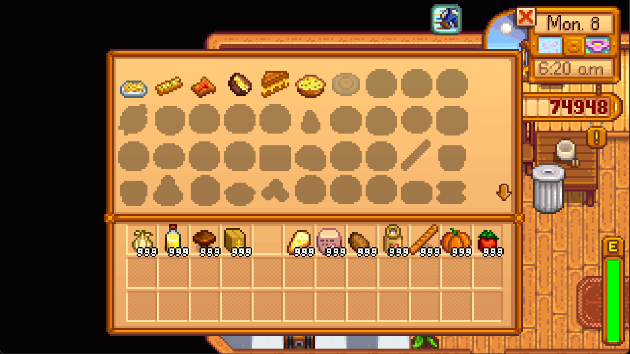 Ingame Food