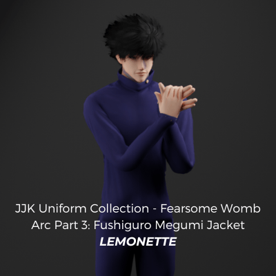 JK Uniform Collection - Fearsome Womb Arc Part 3 Fushiguro Megumi Jacket.png