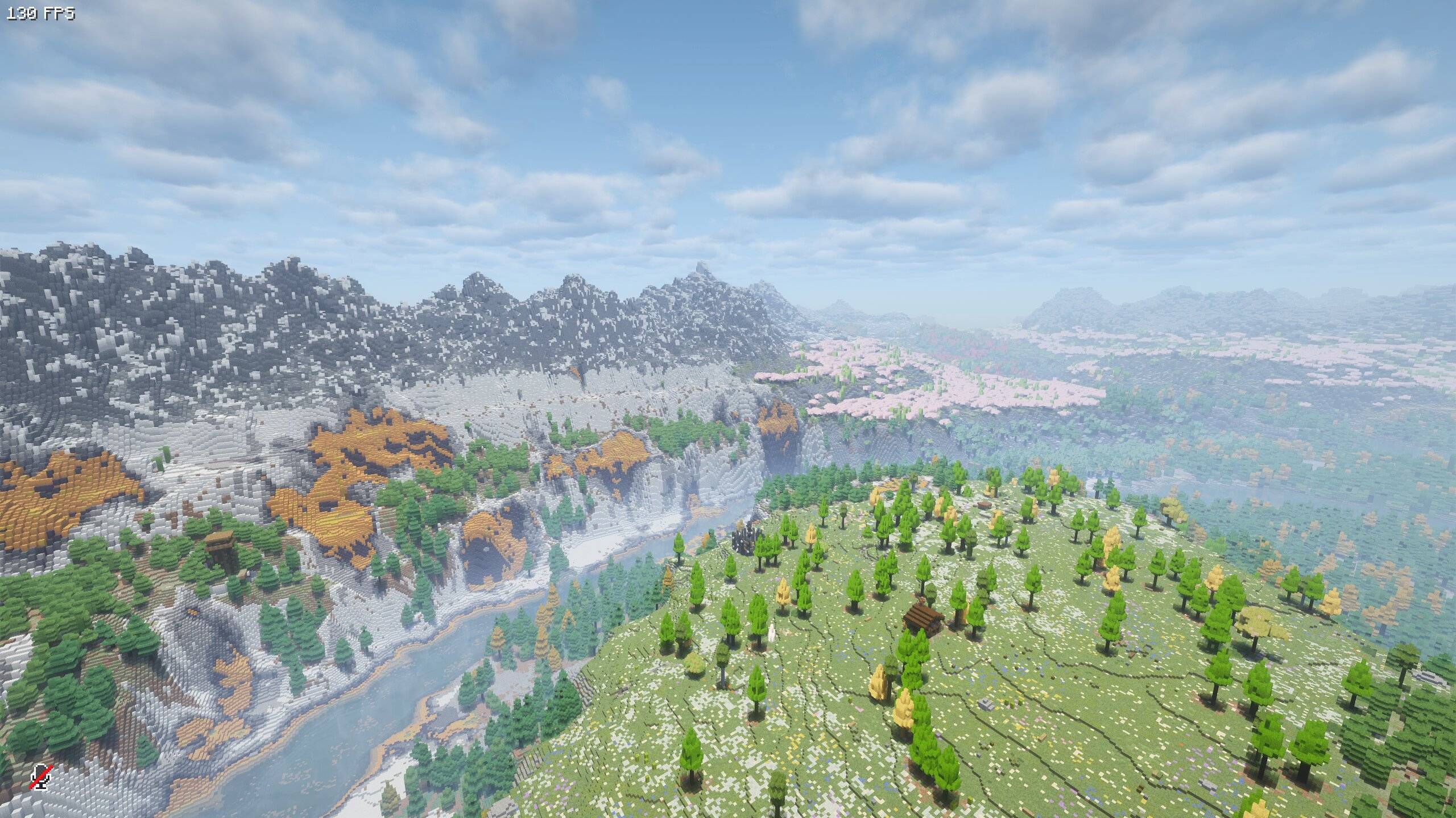 Beautiful view of a vast Yellowstone mountain range.