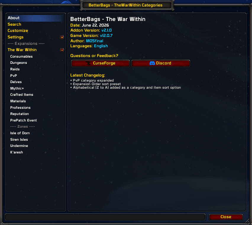 Betterbags_TheWarWithin_v2.1.0_About.png