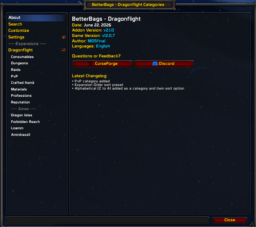 Betterbags_Dragonflight_v2.1.0_About.png