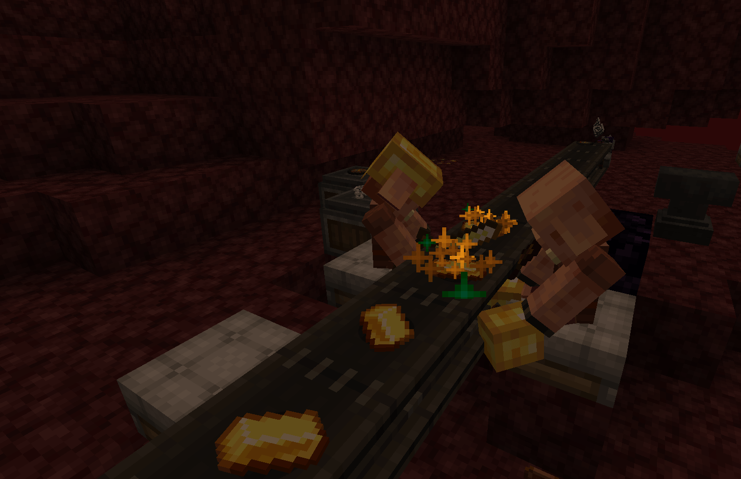 An example, where mechanical belts are used instead of depots.