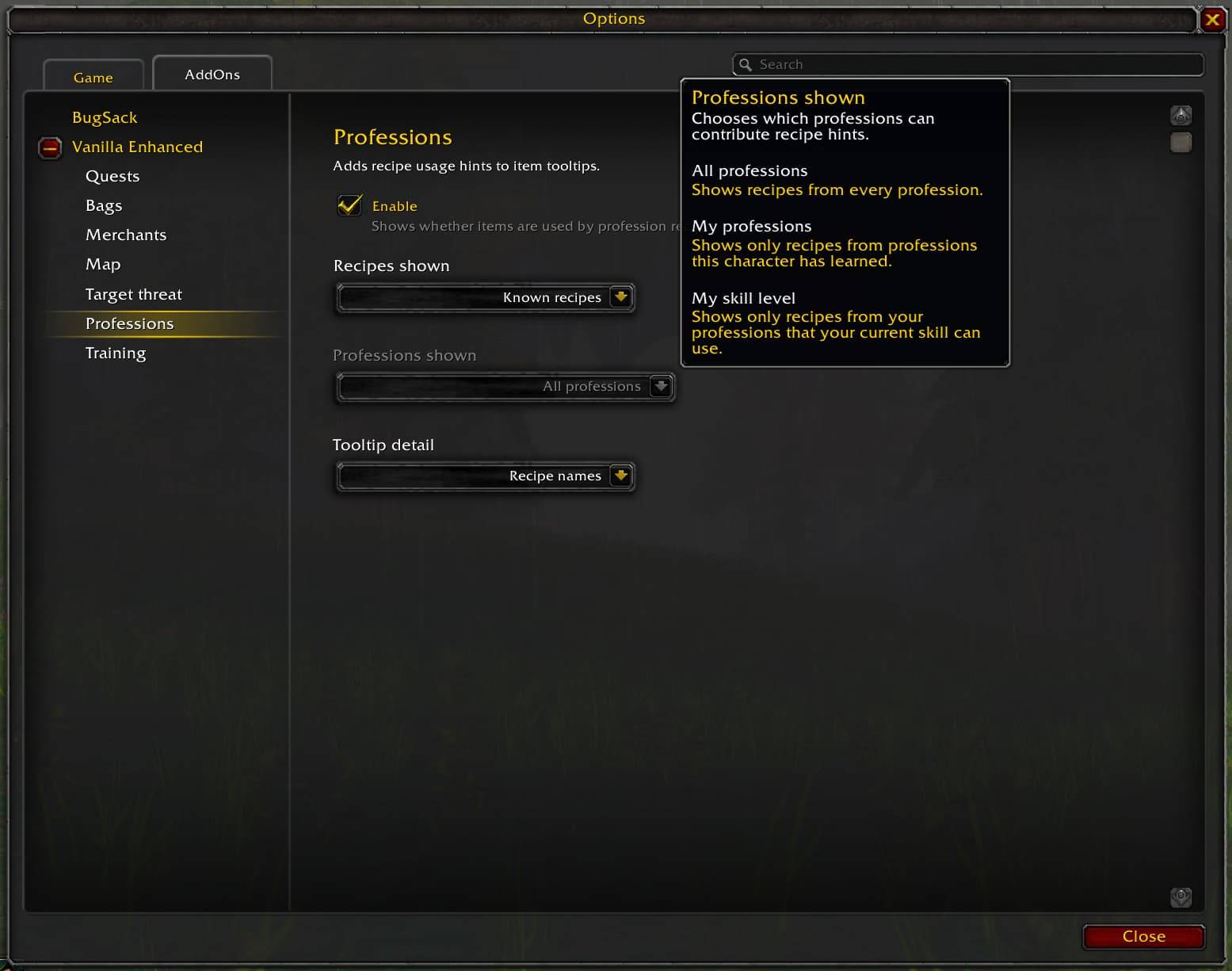 Vanilla Enhanced
