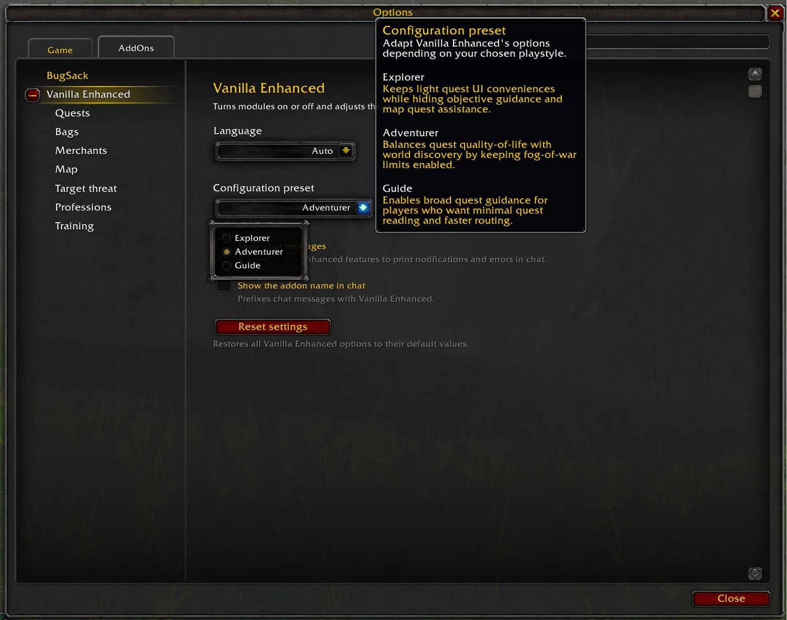 Vanilla Enhanced