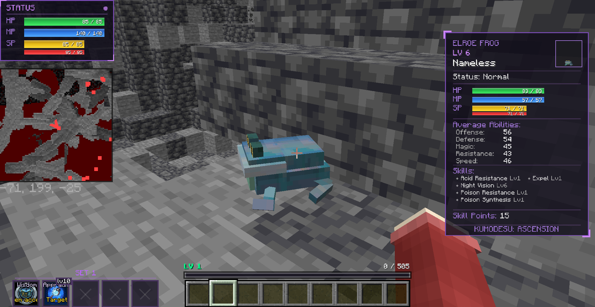 Thumbnail Appraisal GUI (Minimap is from Wisdom skill).png