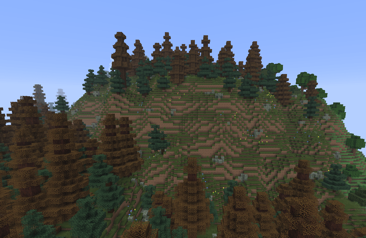 Thumbnail A large chestnut forest on a mountain side, a beautiful sight to be had