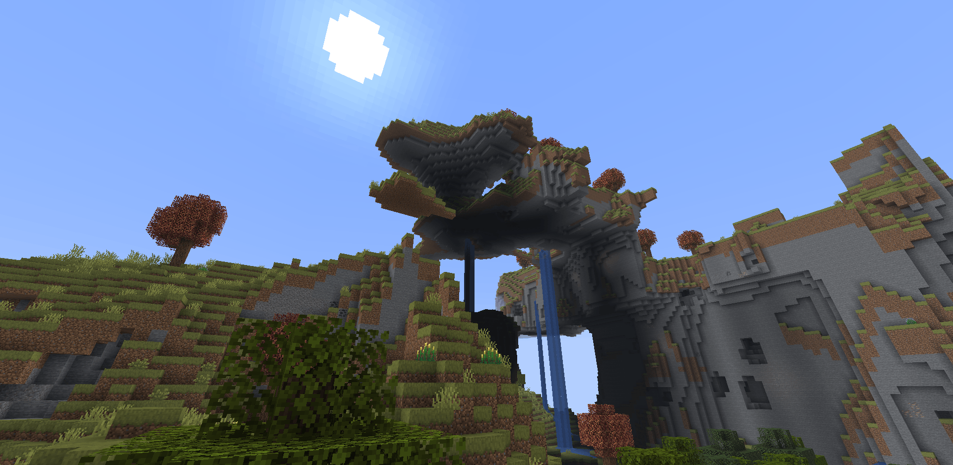Thumbnail Nice terrain in a revamped plains biome, with seasonal trees dotting the landscape
