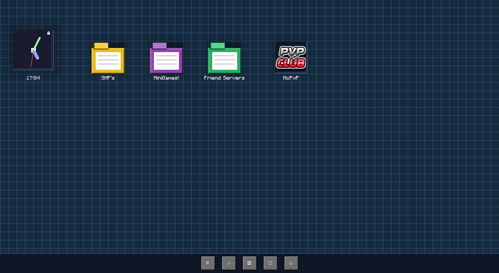 Main gui with default background